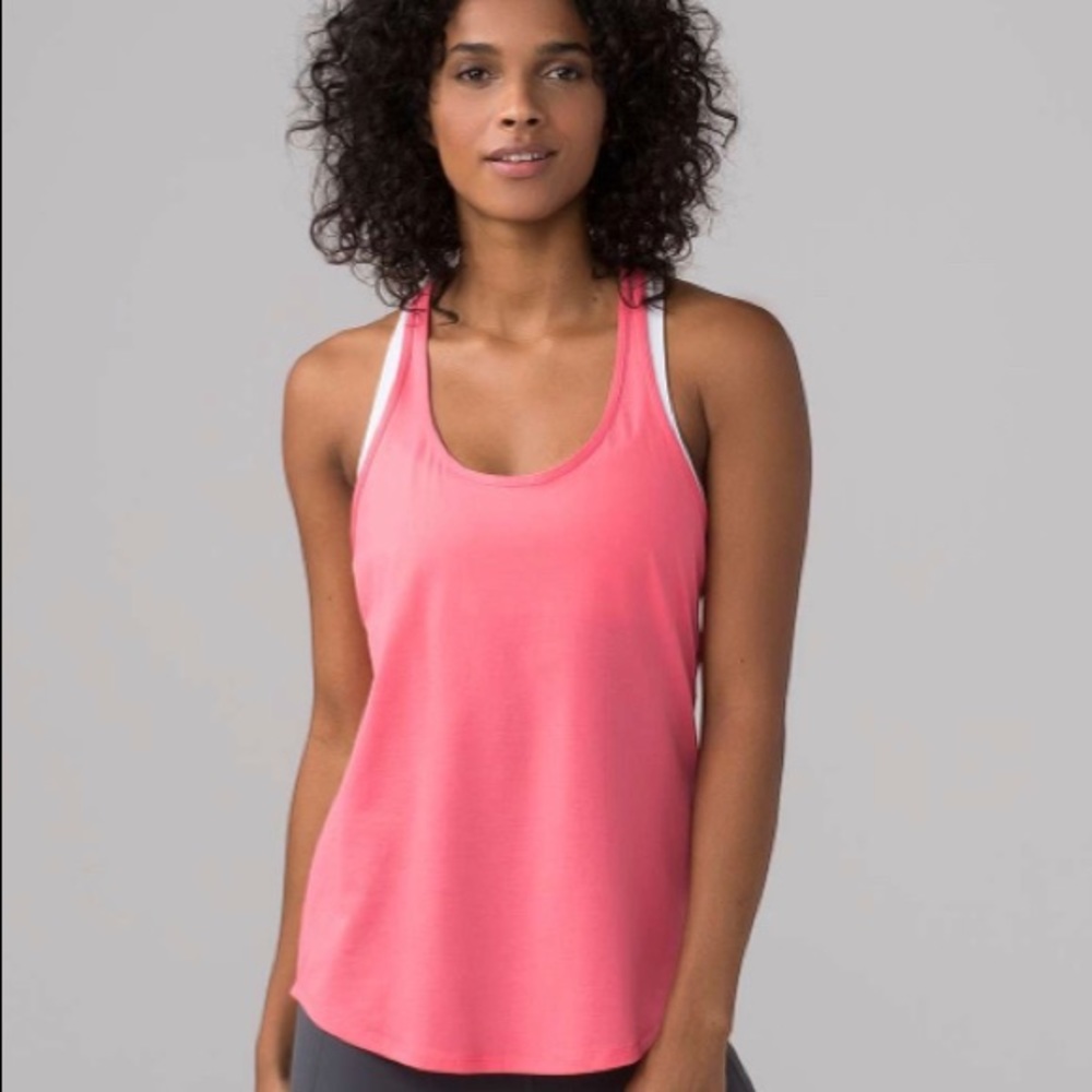 Lululemon Tech Mesh Singlet Pink Lemonade 12